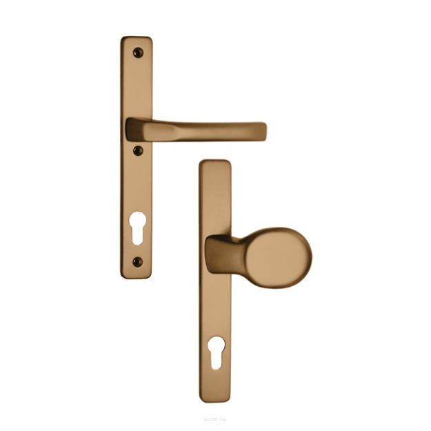 Komplet drzwiowy szyldów odlewanych z gałką 32/1003 G1/PZ92/216/TS:67-72/F4